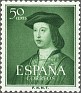 Spain 1952 Personajes 50 CTS Verde Edifil 1106